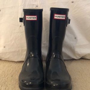 Original gloss short hunter boots